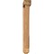 Ekena Millwork Traditional Arts and Crafts Smooth Bracket w/ Offset Brace, Western Red Cedar, 5 1/2"W x 38"D x 44"H BKT0604X38X44TRA03SWR - alternate 4